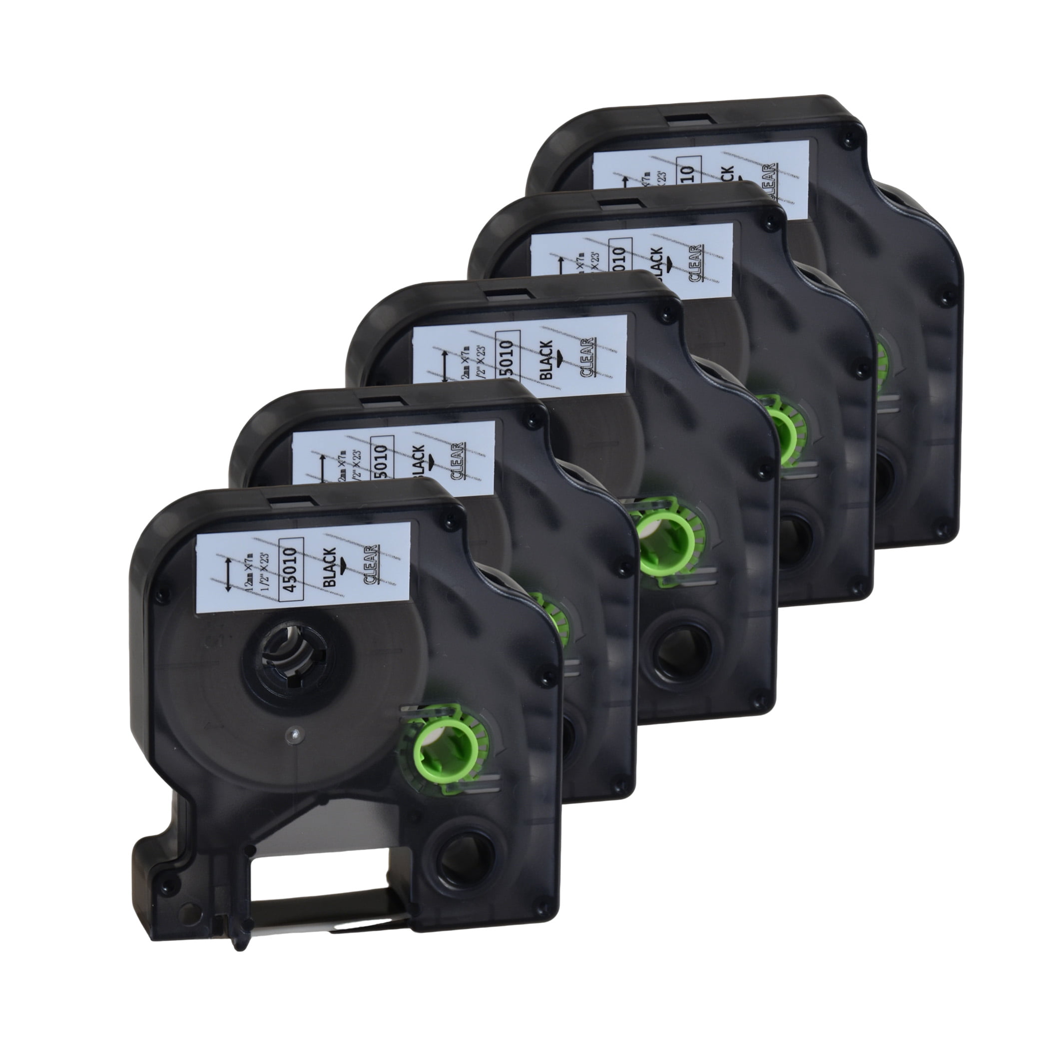 D1 12mm Label Tape Replacement Compatible with Label Maker Works with LabelManager 160 210D 280 360D 420P PnP
