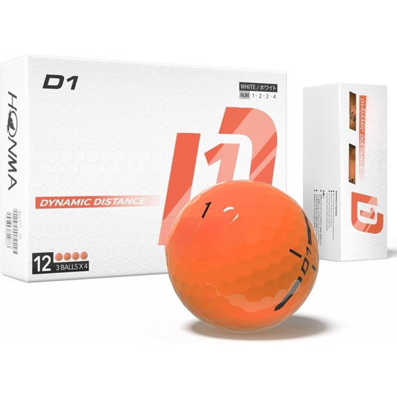 D1 Distance Golf Balls,Extra Soft Feel with Long Distance,High Speed Core with Low Spin Design,Low Compression Golfballs for Men,Women Beginners,1 Dozen