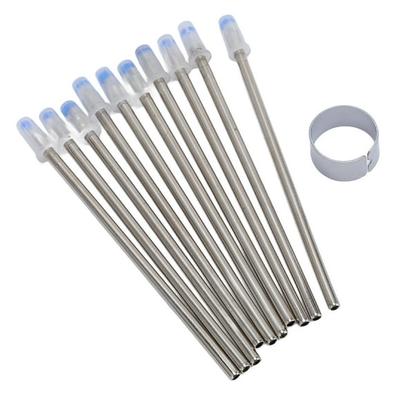 D1 Pen Refills, 10PCS Metal Replacement Tips, Compatible With Electromagnetic Pens