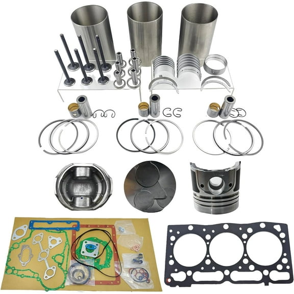 D1005 Engine Overhaul Rebuild Kit For Kubota D1005 Engine JCB VMT160-80 Compactor EW320DS J312 Generator GB18 GB170 GB175 GB180 JB16 JB17X JB18 JB19X Tractor