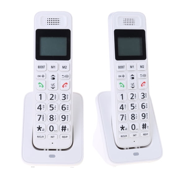 D1018 Home Telephone Handheld Wireless Phone with Clear Sound and Low Radiation with DECT Technology for Families