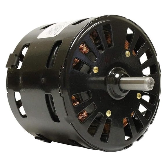 D107 Blower Motor 3.3 Inch 600 RPM 208-240V 0.5A - Single Phase Sleeve Bearing CCW Rotation Open Vent Motor for HVAC & Cooling Systems