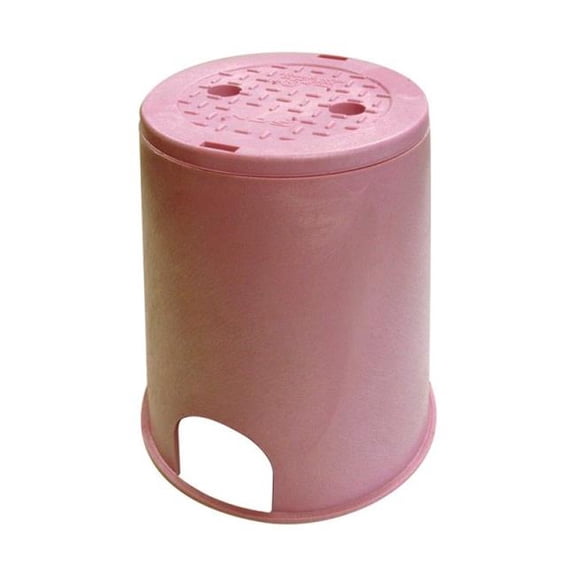 D109-P Brass Valve Box with Lid - Purple - 6 x 8 in. - Durable Protection for Irrigation Controls