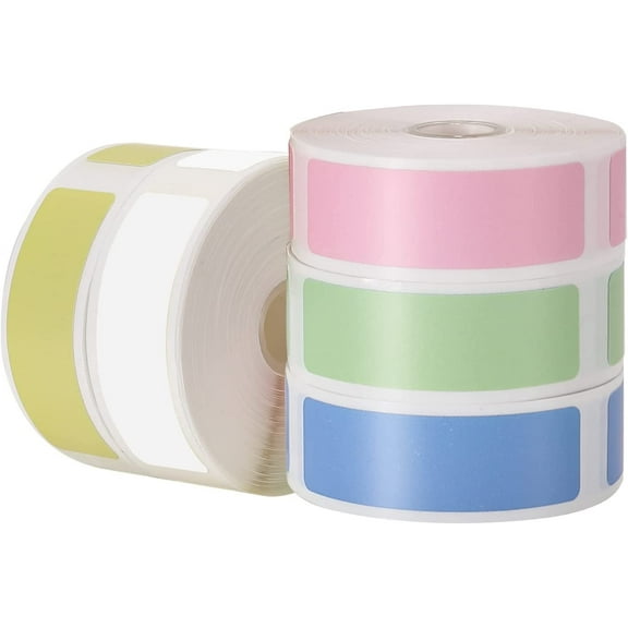 D11 Labels Maker Tape, Adapted Label Print Paper for D110 Label Maker, Waterproof Labels Sticker 5 Rolls