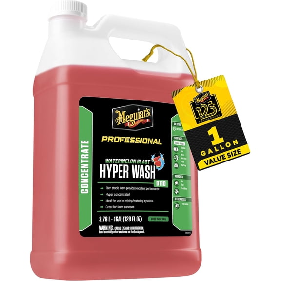 D110 Hyper a Foaming Car a , Lifts Off Dirt and Leaves a Rich ine, Car a Soap Helps Preserve ax, Highly Concentrated Formulation for Extended Use, 1 Gal