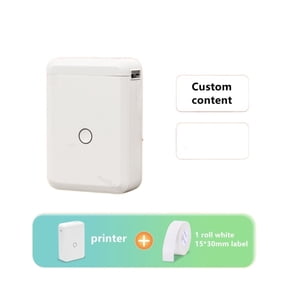 D110 Mini Portable Thermal Label Maker Wireless Bluetooth Sticker Pocket Printer Home Use Storing Organizing Name Label Printer ,Quick-Drying Ink