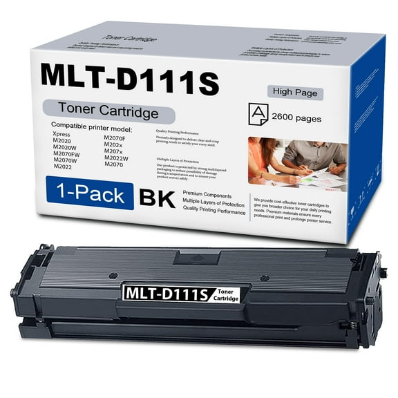 D111S Toner Cartridge Compatible for Samsung MLT-D111S Toner Cartridges Printer