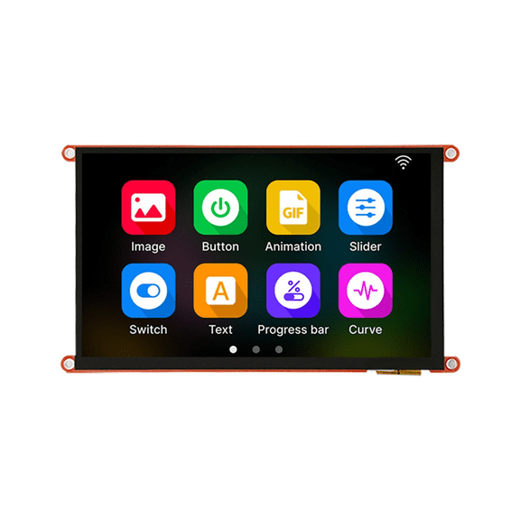 D121BBV Development Board 7 Inch IPS Capacitive Touch Screen Onboard Support GUITION Upper Layer Software 400MHz,1 * Development Board