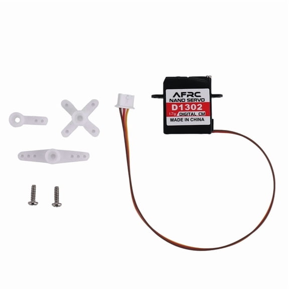 -D1302 Mini 1.7G Large Torque Mini Digital Servo JST Connector for RC Model Drone Airplane Helicopter