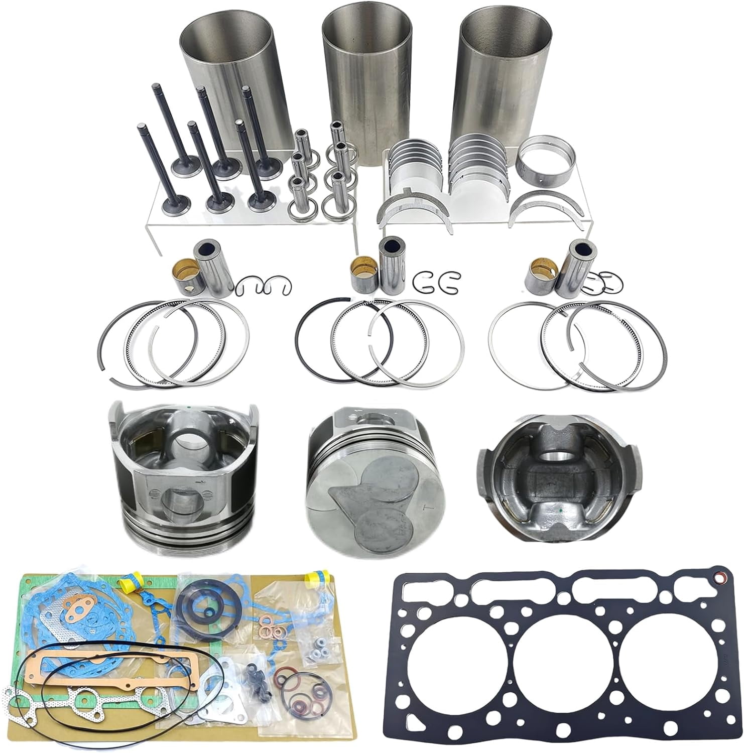 D1305 D1305 Engine Overhaul Rebuild Kit For Kubota D1305 D1305B D1305EBH ...