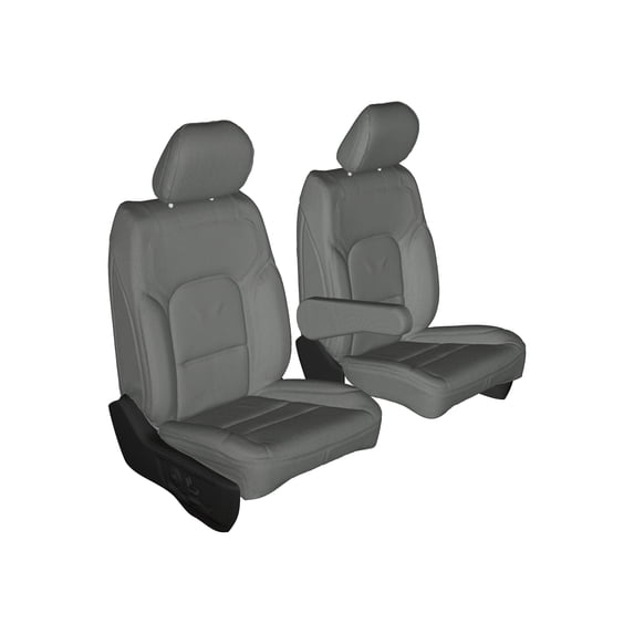 D1313 2002-2011 Dodge Sprinter Passenger Van Front Bucket Seats Gray Twill