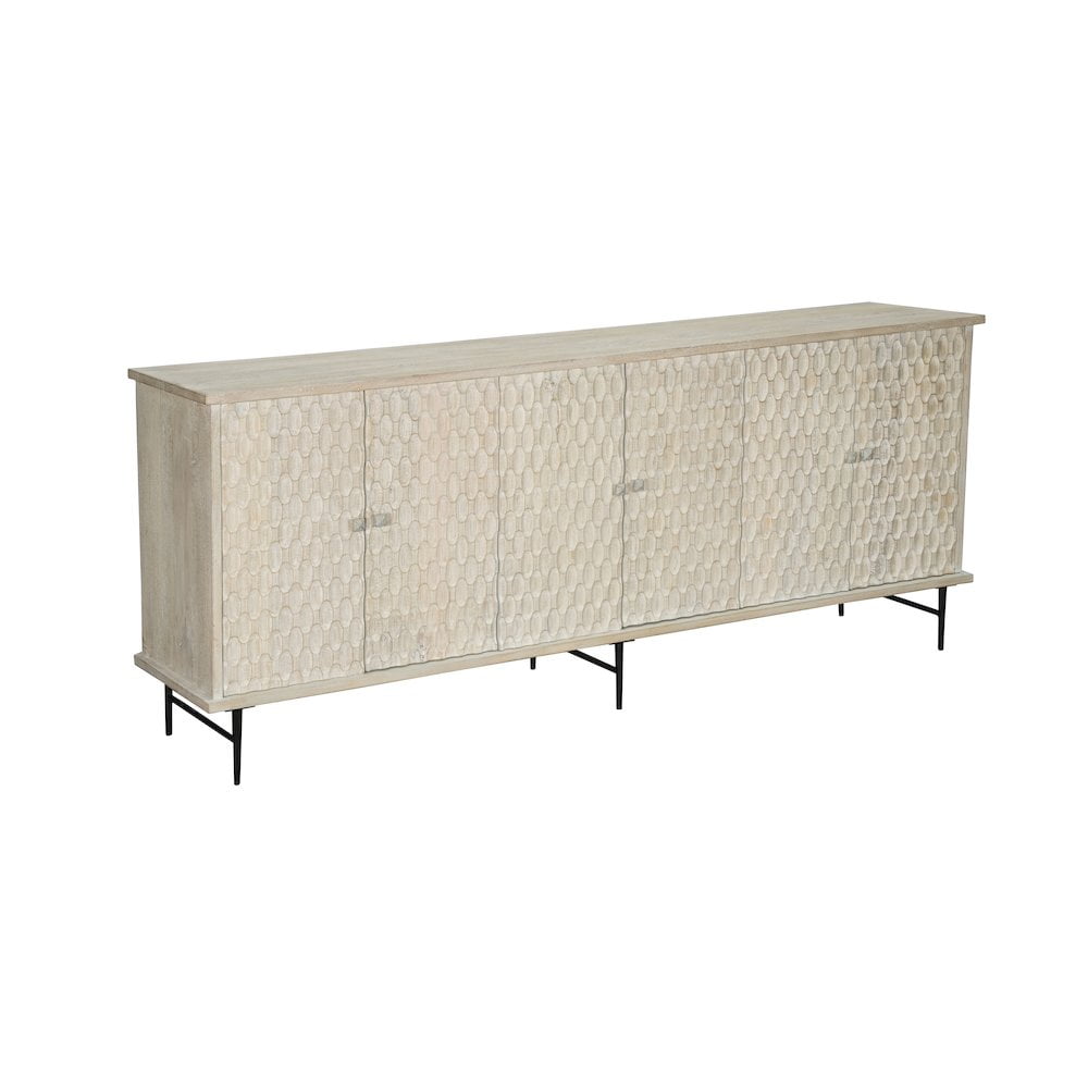 Taran Designs Renith 6-door Solid Wood Sideboard