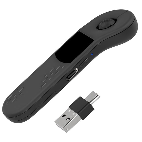 D13Pro Air Mouse with Touchpad Wireless PPT Pointer Bluetooth 2.4G Remote Control for PowerPoint/Tablet/Camera A