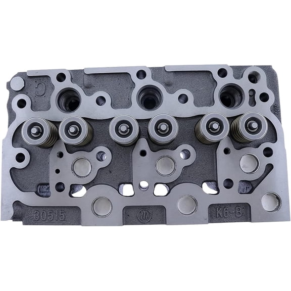 D1402 Cylinder Head 15521-03040 1552103040 For Kubota D1402 Engine L2550DT L2550 L2650DT L2650DTGST L2650F For Bobcat 643 Skid Steer Loader Piston Height 80mm