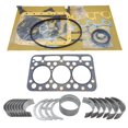 thumbnail image 1 of D1402DI Metal Kit + Full Gasket Kit for Kubota D1402DI Engine L2550DT L2550 L2650DT L2650DTGST L2650F for Bobcat 643 Skid Steer Loader Round Combustion Chamber 45mm STD Bearing kit Set, 1 of 9