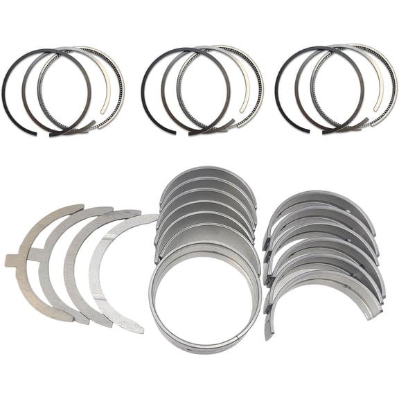 D1503 Metal Kit + Piston Rings For Kubota D1503 Engine Tractor L2900 L3000 L3010 L3130 Loader R420 R420S Excavator KX91-3 U35 STD Bearing kit set piston ring set