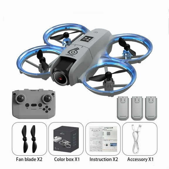 Mini RC Drone, HD 180 Remote Control Dual Camera Aircraft ,360 Obstacle Avoidance,Optical Flow Hover,WiFi Quadcopter Gift Toys for Kids Adult