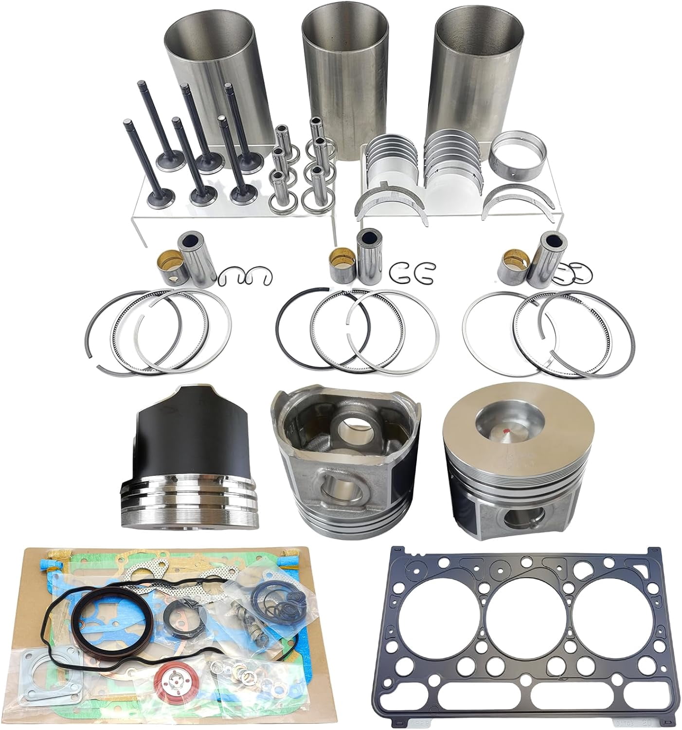D1703DI Engine Overhaul Rebuild Kit For Kubota D1703DI Engine L2501D ...