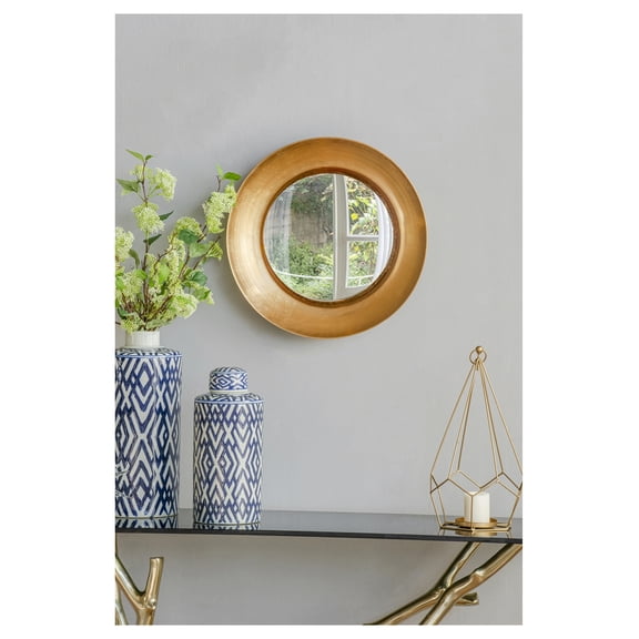 D18.7 x 3.9" Wall Mirror With Led Lighting