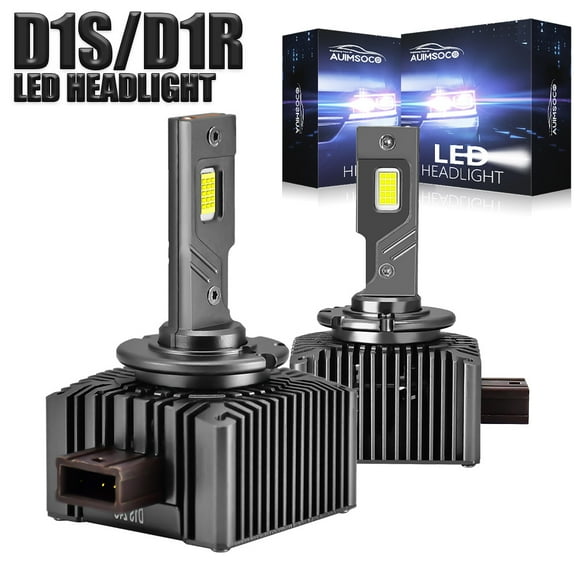 D1S/D1R LED Headlight Combo 2-Pack Hi-Lo Bulbs 6000k Kit Super White 8000LM For BMW X1 2012-2015 Plug-N-Play No Hyper Flash