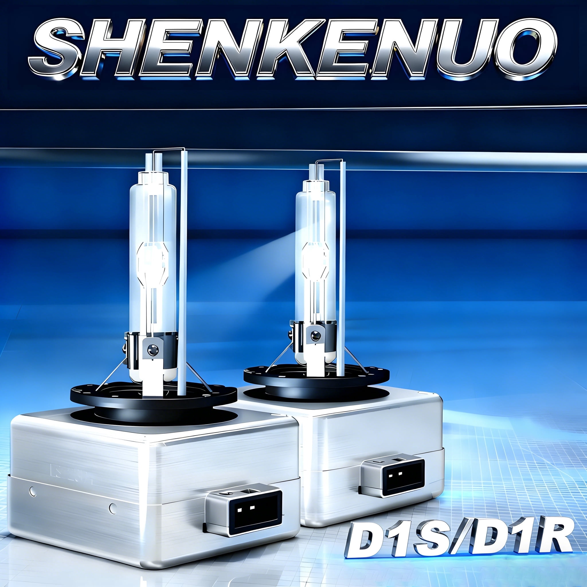 D1S HID Headlight Bulbs 35W 6000K White Bright for 2008-2010 Dodge Challenger Low Beam 2011-2014 High Low Beam