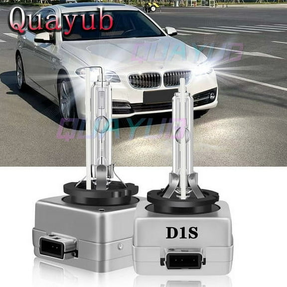 D1S HID Headlight Bulbs 35W White 6000k Bright For BMW 520i 2014-2016
