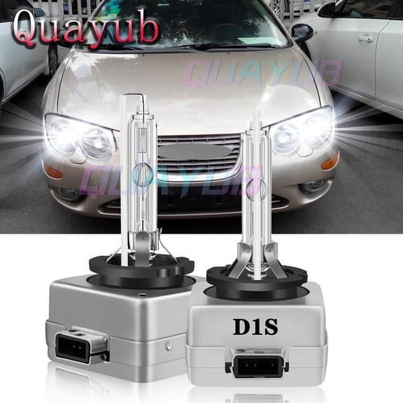 D1S HID Headlight Bulbs 35W White 6000k Bright For Chrysler 300M 2002-2004 Special Low Beam