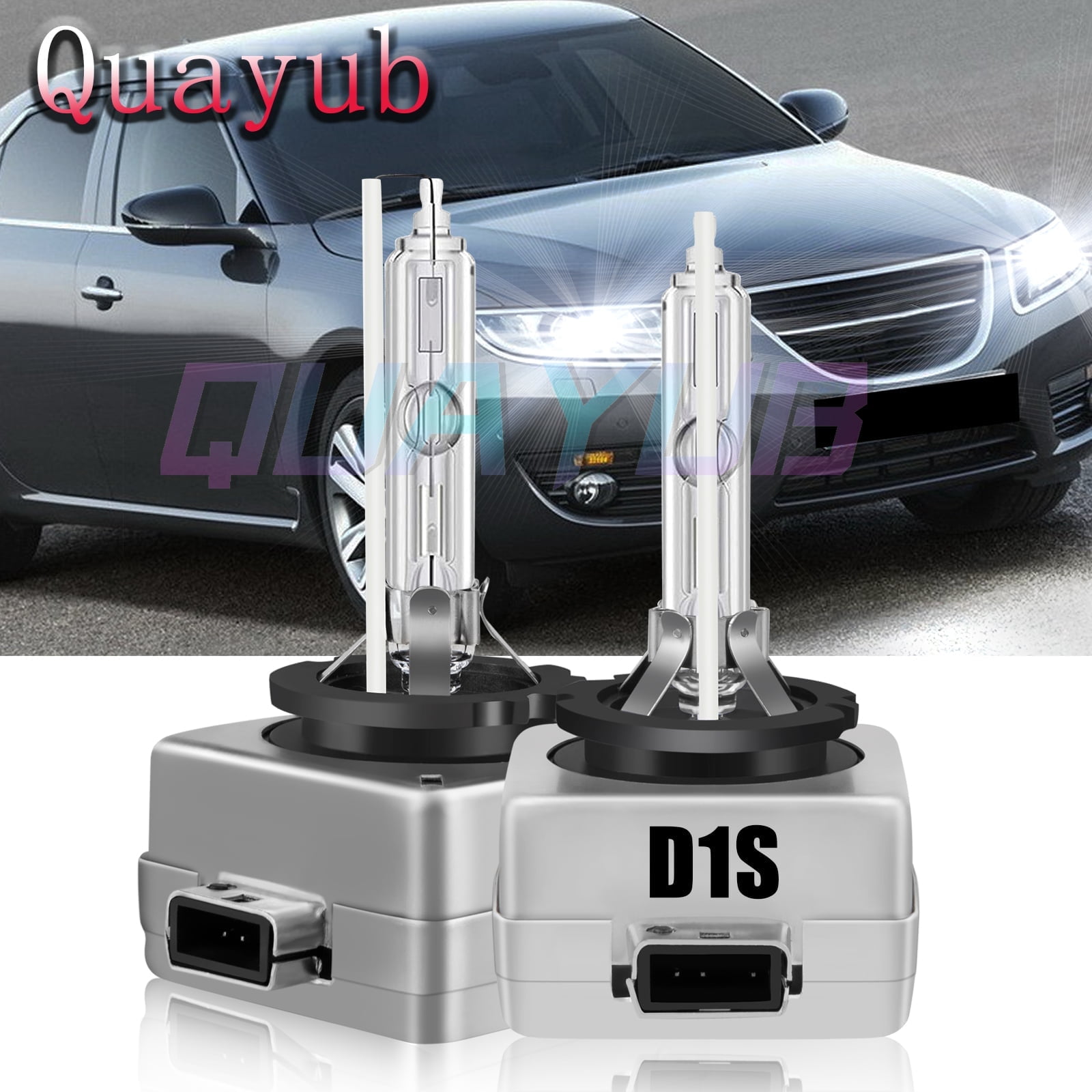D1S HID Headlight Bulbs For Saab 9-5 2003-07 Low 08-2011 Hi Low Beam 6000K White