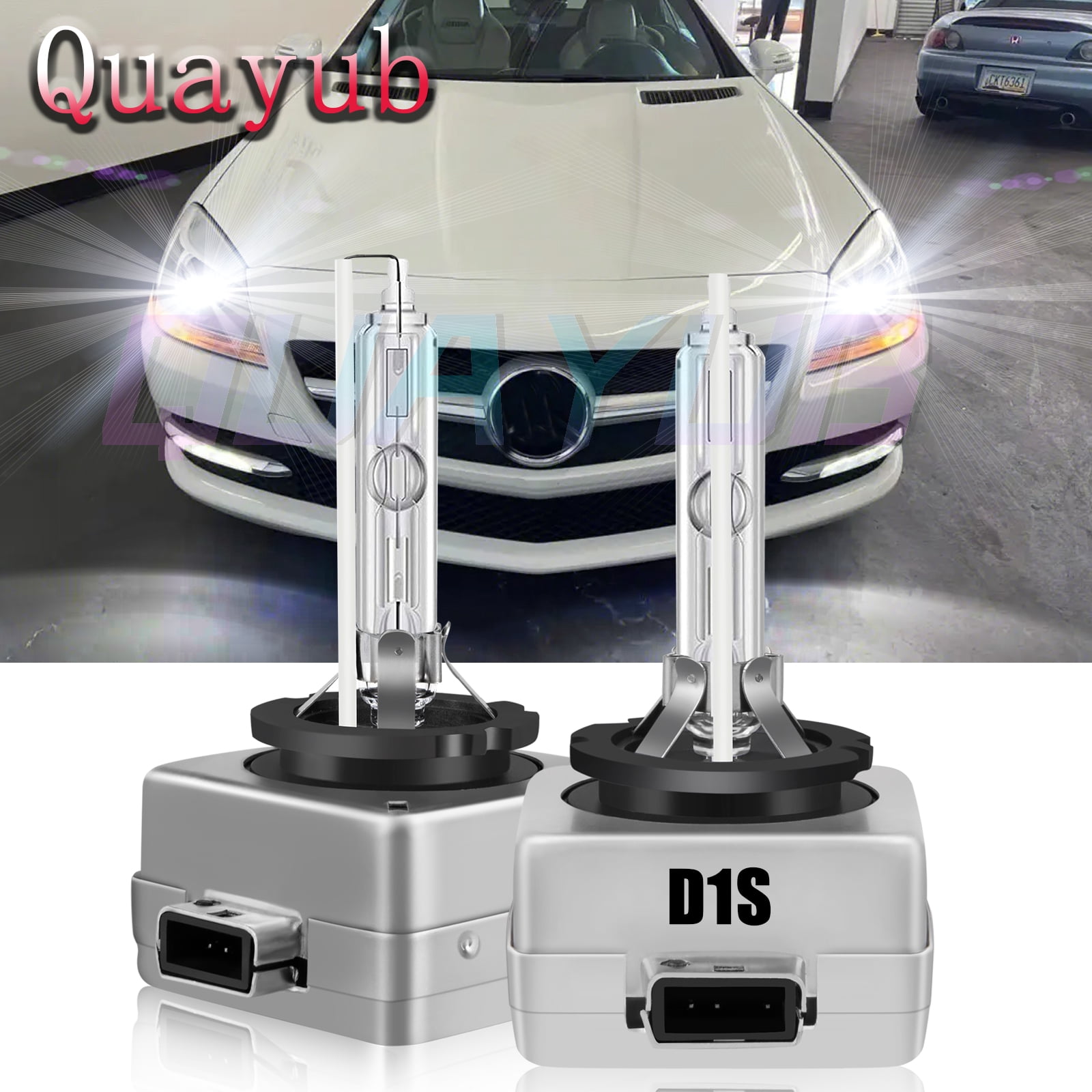 2x D1S 8000K HID Xenon Headlight Bulbs For Mercedes-Benz E350 2008-2012 (Modigt)