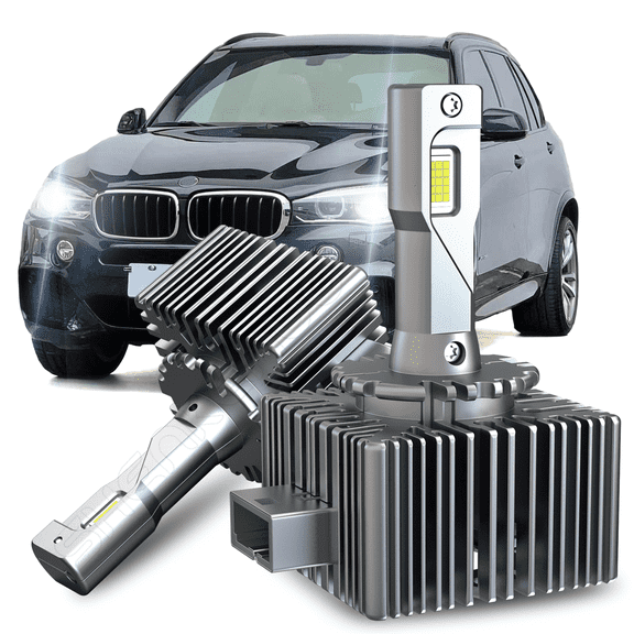 D1S LED Headlight Bulbs for BMW X5 2008-2017 High and Low Beam 35W 6500K White,2pcs