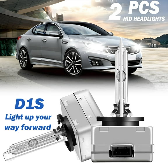 D1S Xenon HID Headlight Bulbs for Kia Optima 2011-2016 Low Beam 35W 6000K White,2pcs