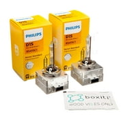 D1S x 2 Pcs. Xenon Standard Headlight Bulbs 35W 85415C1 HID Technology by Philips + Wipe