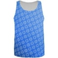 thumbnail image 1 of D20 Gamer Critical Hit and Fumble Blue Pattern All Over Mens Tank Top Multi 2XL, 1 of 2