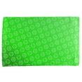thumbnail image 1 of D20 Gamer Critical Hit and Fumble Green Pattern All Over Hand Towel, 1 of 1