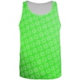 thumbnail image 1 of D20 Gamer Critical Hit and Fumble Green Pattern All Over Mens Tank Top Multi 2XL, 1 of 2