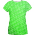 thumbnail image 1 of D20 Gamer Critical Hit and Fumble Green Pattern All Over Womens T Shirt Multi 2XL, 1 of 2