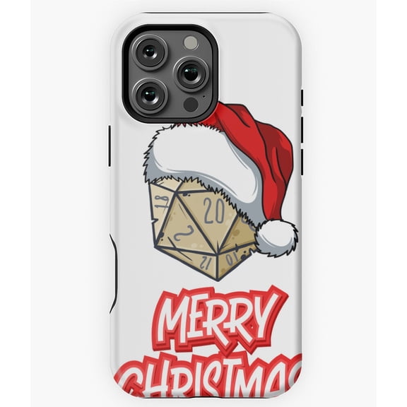 D20 Polyhedral Dice DND Gamer Gift Phone Case for iPhone 16 15 14 13 12 11 Pro Max