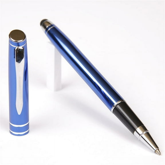 D202 - Blue Rollerball Pen with Stylus