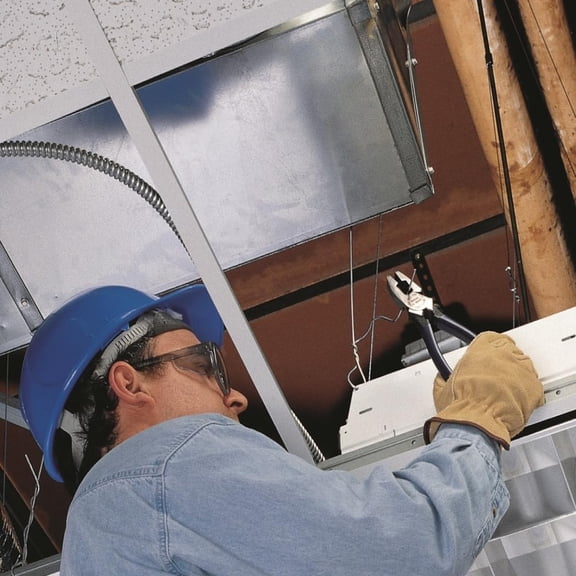 D2139NE11055 Pliers Set, Made in USA, with Lineman's Side Cutting Pliers and Copper Wire Stripper / Cutter, High-Leverage, 2-Piece