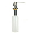 thumbnail image 1 of D2171-07 Heavy Duty Sink Deck Mount Soap Dispenser with Refillable 12 oz Bottle, Satin Nickel, 1 of 3