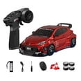 thumbnail image 1 of D24-04 1/24 4WD RC Drift Car, 24G Full Proportional High Speed Cross-Country Vehicle with Gyro Stability Control, Dual-Mode Tires, Mini RC Racing Sport Car with LED Light, 1 of 10