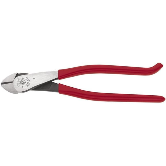 D248-9ST Diagonal Cutting Pliers, Made in USA, Ironworker's Cutters with High Levera Design, Works as Rebar Cutter and Bender, 9-Inch