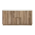 thumbnail image 1 of D2504 Faux Marble Wooden Buffet with Drawers and Cabinets, 1 of 8