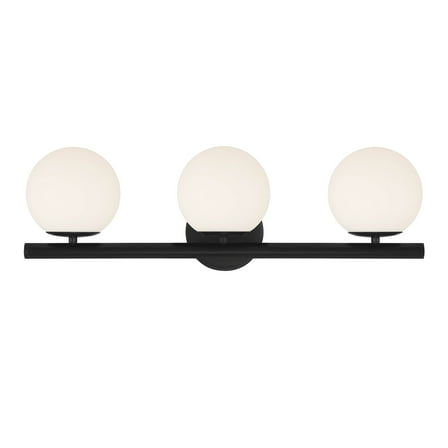 D252C-3B-MB Designers Fountain Crown Heights - 3 Light Bath Vanity In Modern Style-8.5 Inches Tall and 25 Inches Wide