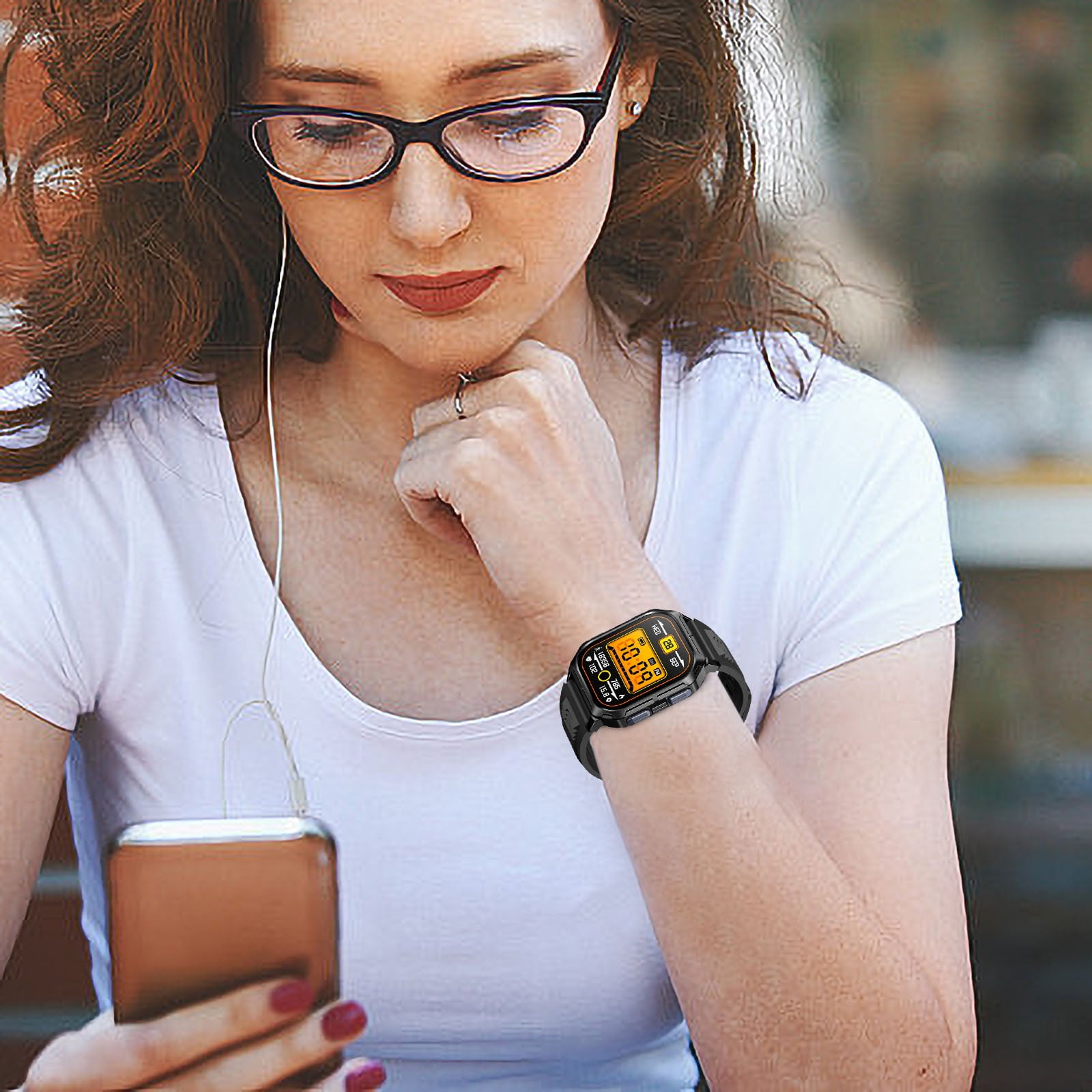 D28A Smartwatch 2.01 Highdefinition Screen IP68 8763E One Click Call