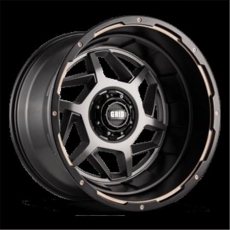 D2987A125 20 x 9 GD14 - 12 mm Offset 8 x 170 Anthracite with Black Lip Wheel