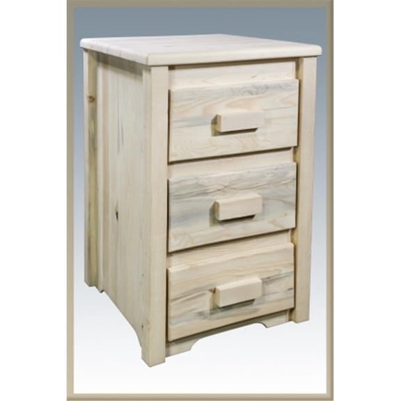 D2D Nightstand with 3 Drawers-Homestead Collection-Lacquered