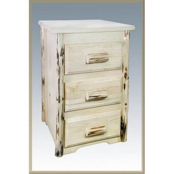 D2D Nightstand with 3 Drawers-Montana Collection-Ready to Finish