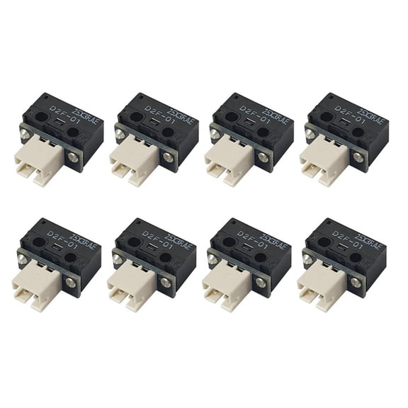 D2F-01 Limit Switch ERCF V2 Endstop PH2.0 Interface 3D Printer Parts for DIY 3D Printers,8 x D2F-01 Limit Switch,Black