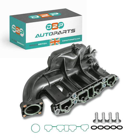 D2P Front Engine Intake Manifold Replacement | Compatible with Chevrolet Cruze LS 1.4L, Cruze Limited Eco 1.4L, Sonic LS 1.4L, Buick Encore Base 1.4L | Replaces 55573168